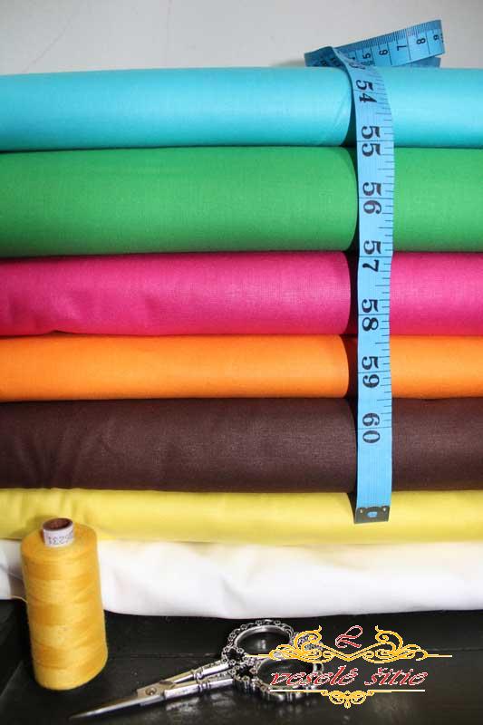 Bavlna jednofarebná zelená tmavá