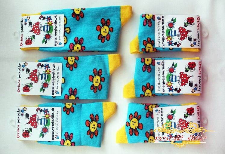 Ponožky Lienky s púpavami Detské LX/31-34/