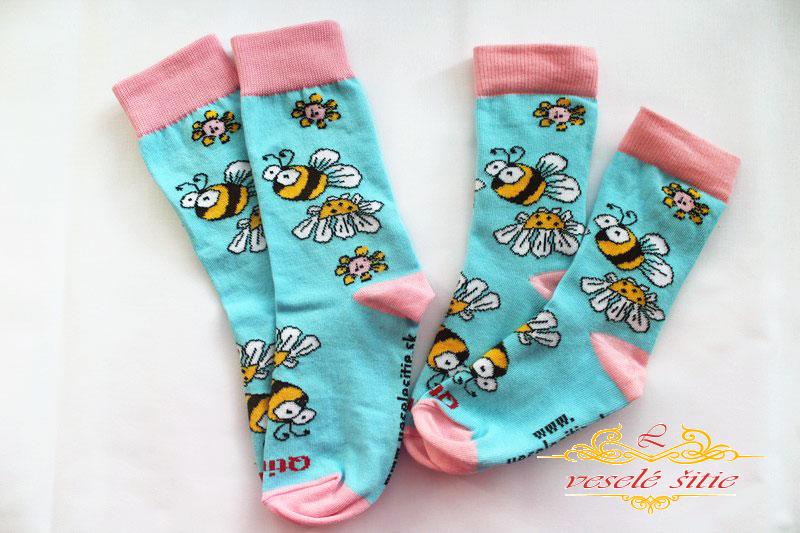 Ponožky Včely Detské LX/31-34/