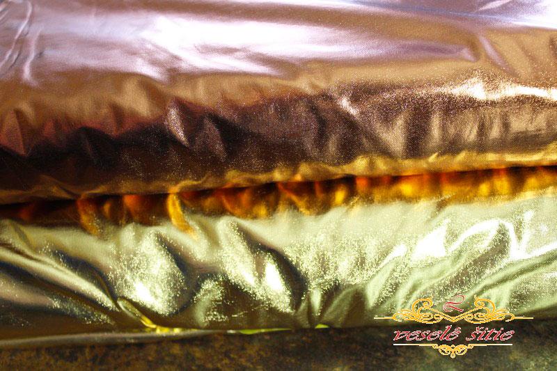 Úplet Zlatý metalický