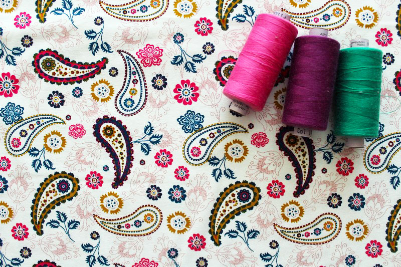 Úplet Paisley zvyšok 0,93m