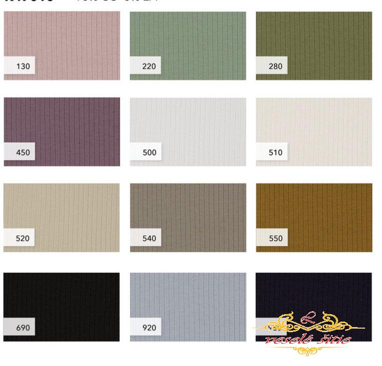 Rebrovaný úplet mätový