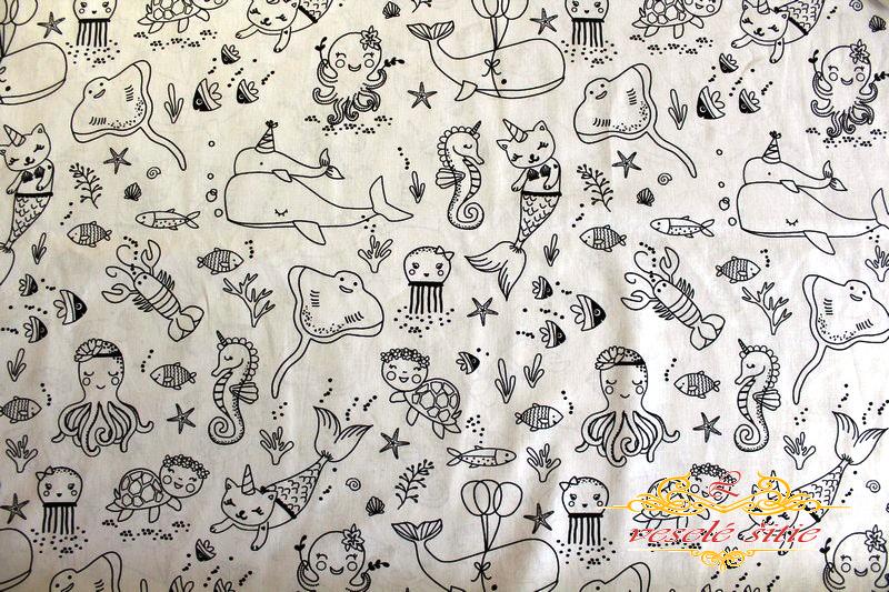 Bavlna Vyfarbovacia Podmorská chobotnice