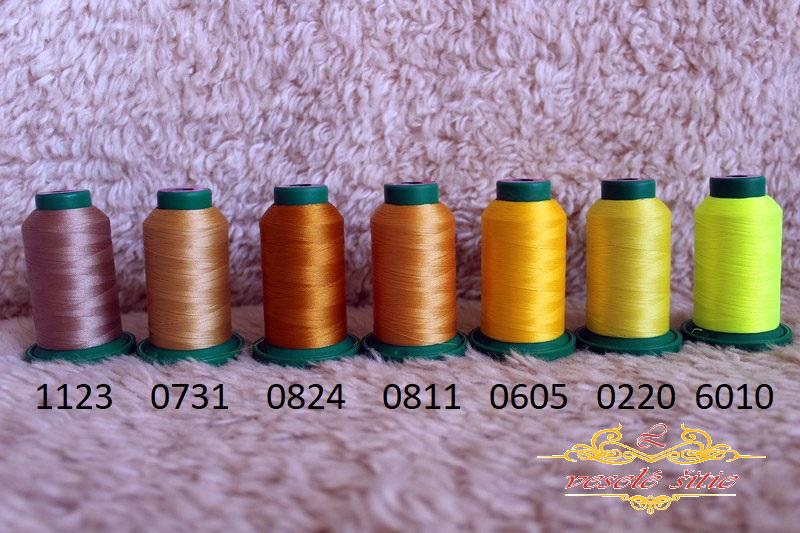 Niť Amann ISACORD medová žltá 0824