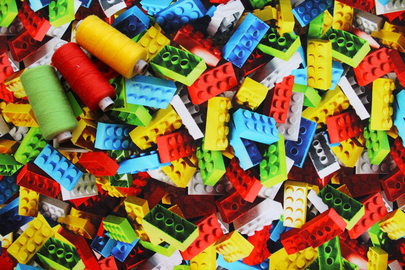 Úplet Lego 3D digi skladom cca 1,88m