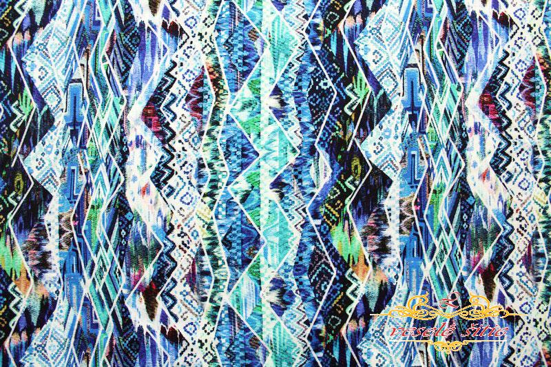 Úplet Indiánsky modrý digi