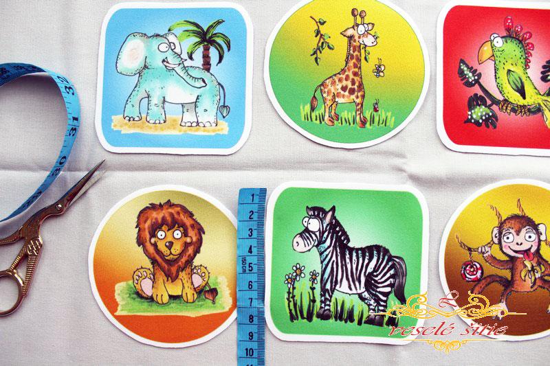 Qtinca kolekcia - Aplikácie - Stredná sada Zvieratká zo ZOO