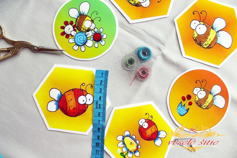 Qtinca kolekcia - Aplikácie - Stredná sada Včielky