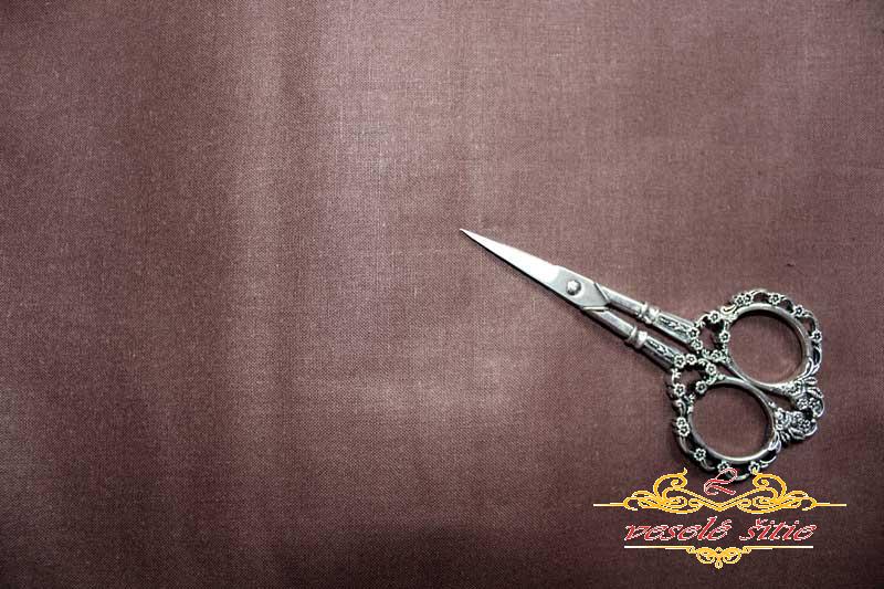 Bavlna jednofarebná čokoládová hnedá