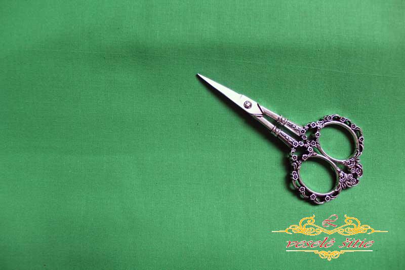 Bavlna jednofarebná zelená tmavá