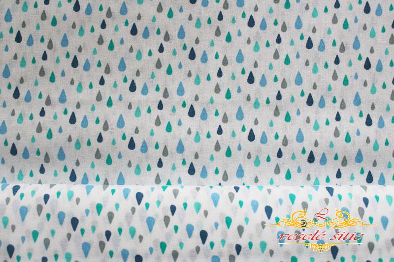 Bavlna Dažďové kvapky