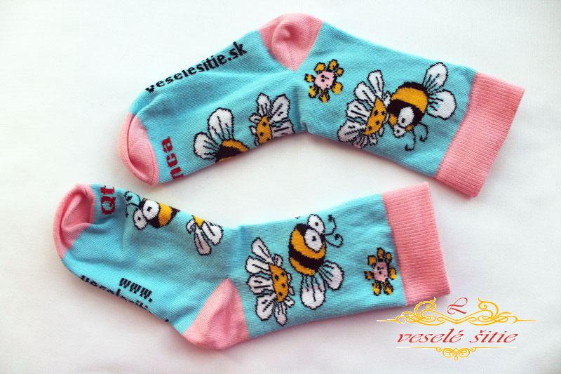 Ponožky Včely Detské SX/23-26/