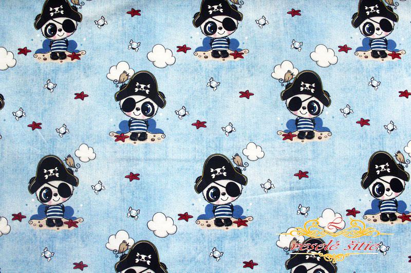 Úplet Pandy piráti digi