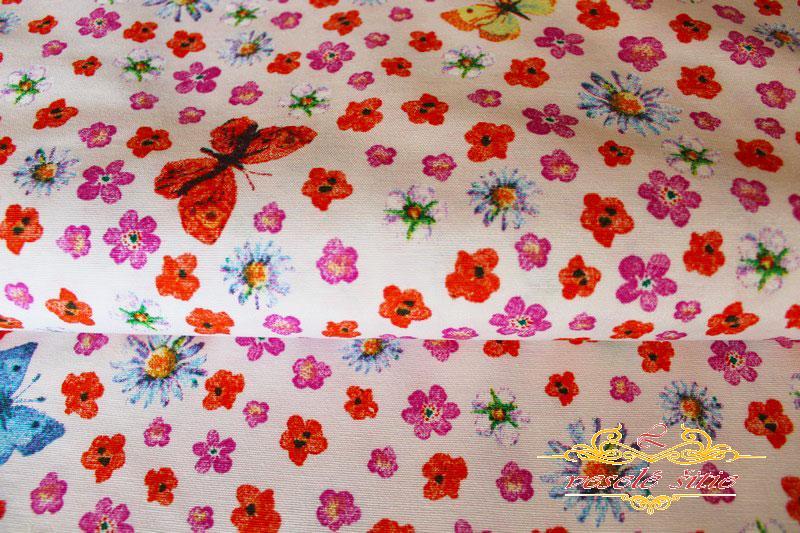 Zmesová Kvietočky s motýlikmi