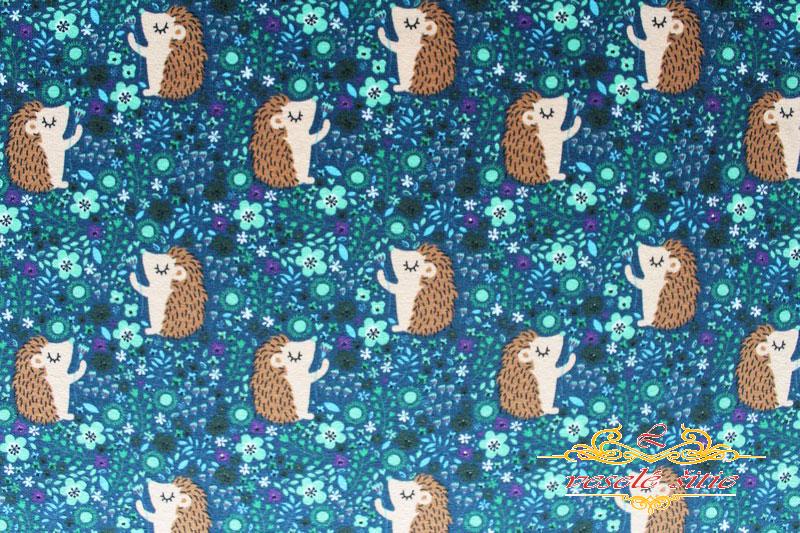 Úplet Ježkovia na zelenej