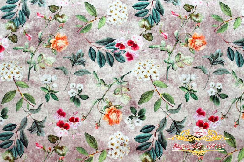 Úplet Vintage kvety digi