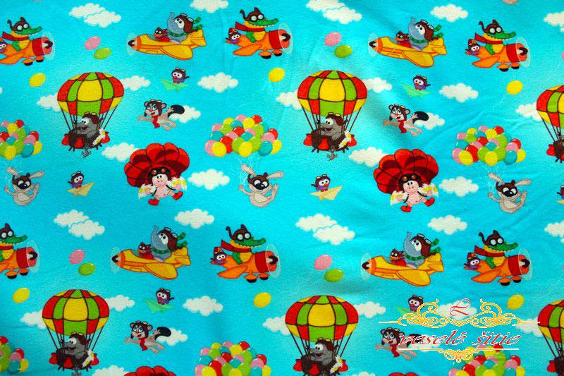 Teplákovina Zvieratká v balóne digi