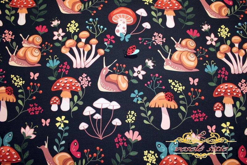 Teplákovina Slimáky a hríby digi