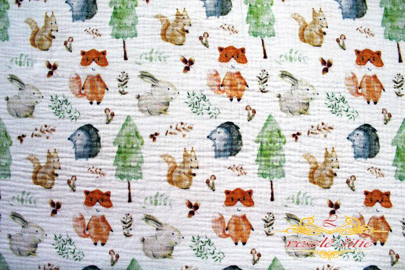 Mušelín Lesné zvieratká len 1,24m 