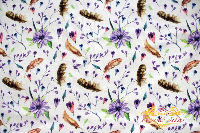 Úplet Pierka s kvietkami