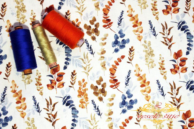 Bavlna Jesenné vetvičky