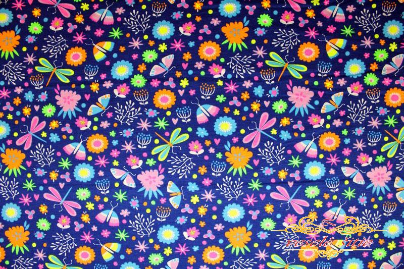 Úplet Chrobáčiky na tmavomodrej