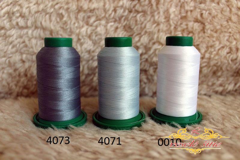 Niť Amann ISACORD tmavá sivá 4073