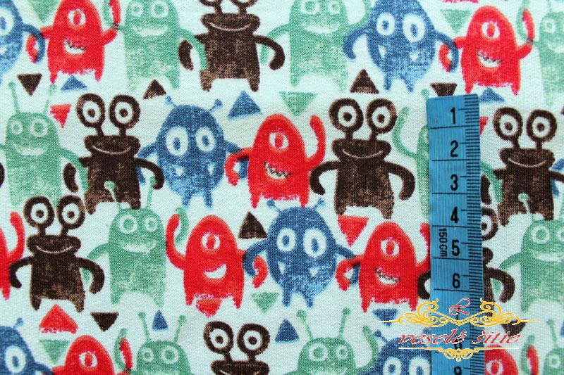 Teplákovina Príšerky zelené