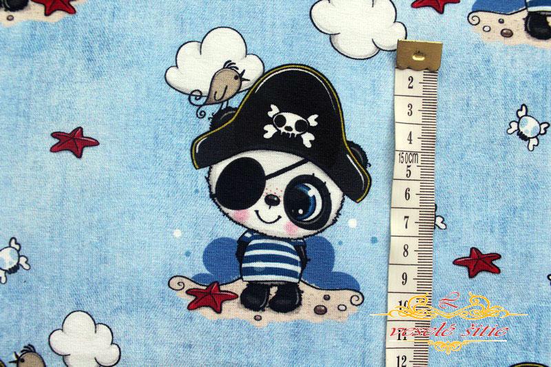 Úplet Pandy piráti digi