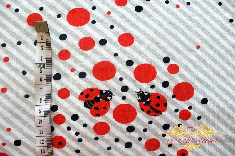 Úplet Lienky s pásikmi