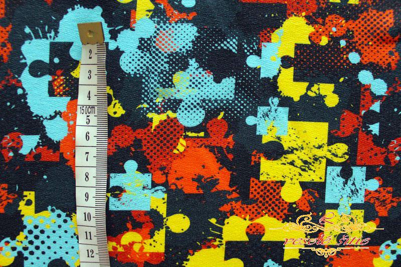 Teplákovina Puzzle unisex digi