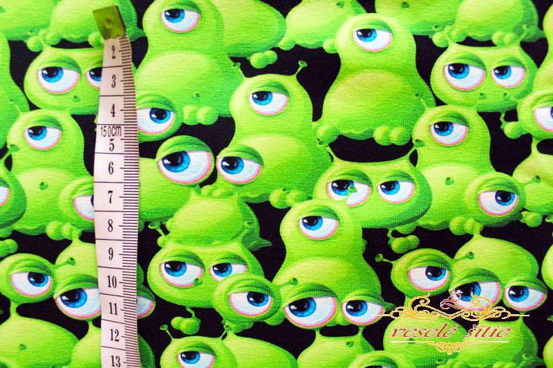 Teplákovina Zelené strašidielka digi