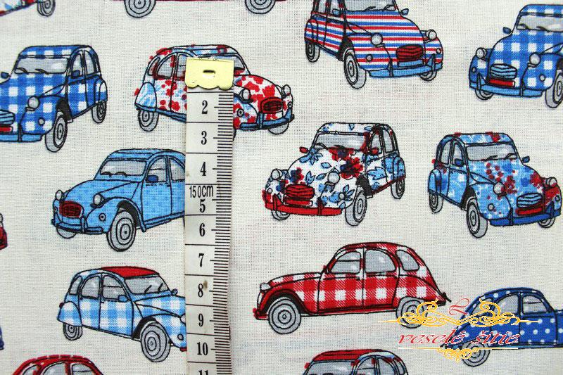 Bavlna Auto chrobák na maslovej