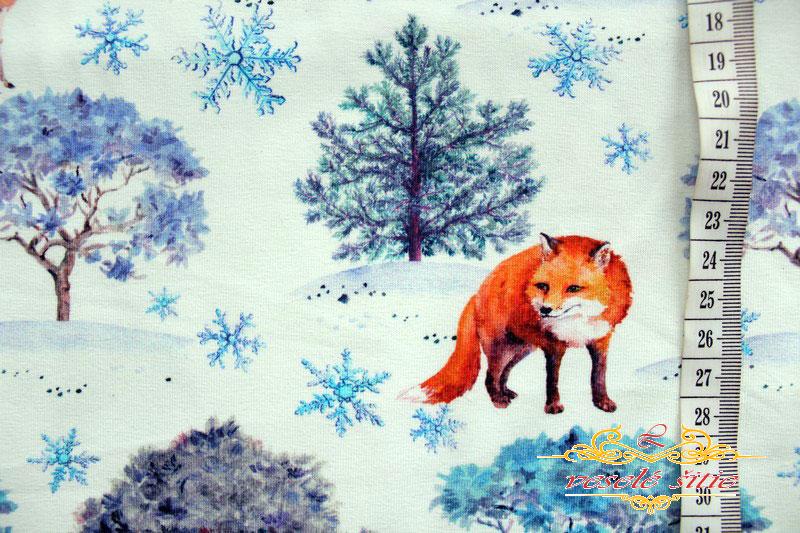 Úplet Zvieratká v snehu digi