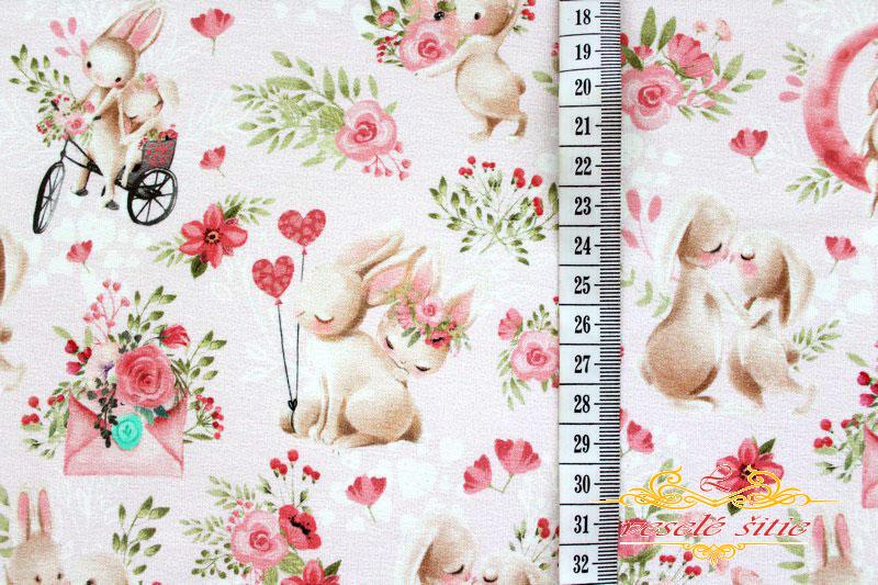 Teplákovina Romantické zajačiky