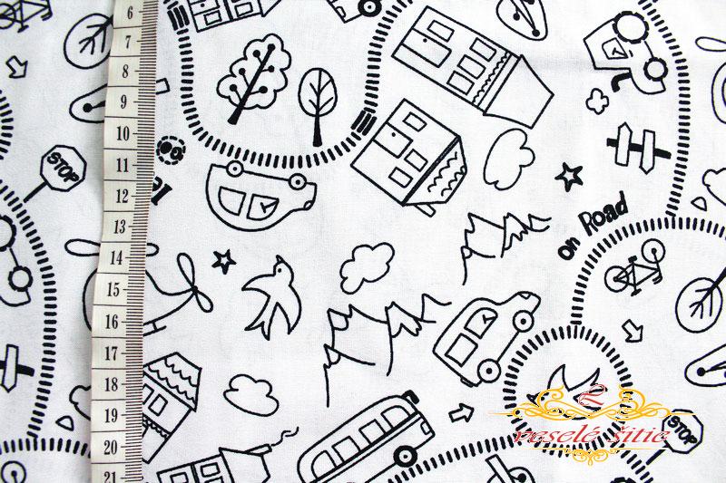 Bavlna Vyfarbovacia Autíčka