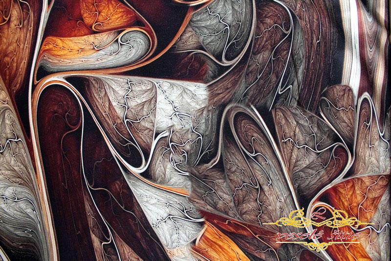 Úplet Abstrakcia hnedá