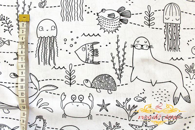 Bavlna Vyfarbovacia Podmorská chobotnice