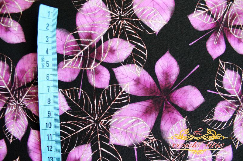 Softshell Kvety fuchsia