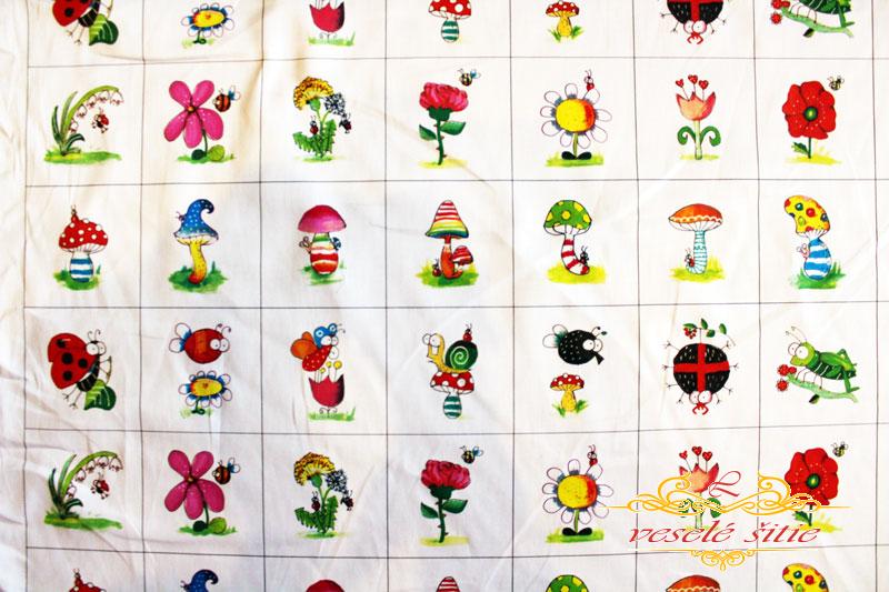 Qtinca kolekcia - Panel Pexeso Kvietky