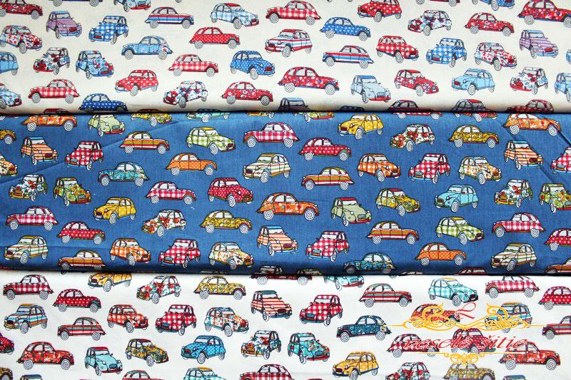 Bavlna Auto chrobák na maslovej