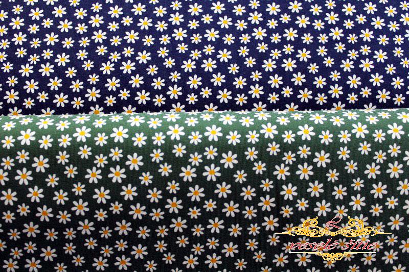 Úplet Minikvietky na modrej