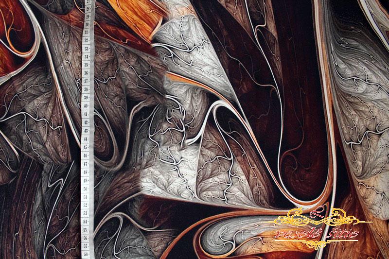 Úplet Abstrakcia hnedá